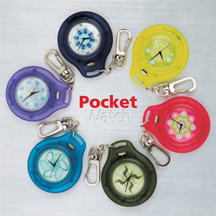 Pocket EL flashing watch