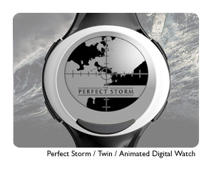 Warner Brothers movie Perfect Storm lcd watch